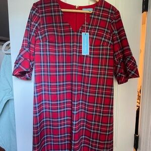 Draper James Red Plaid Women's Dress
